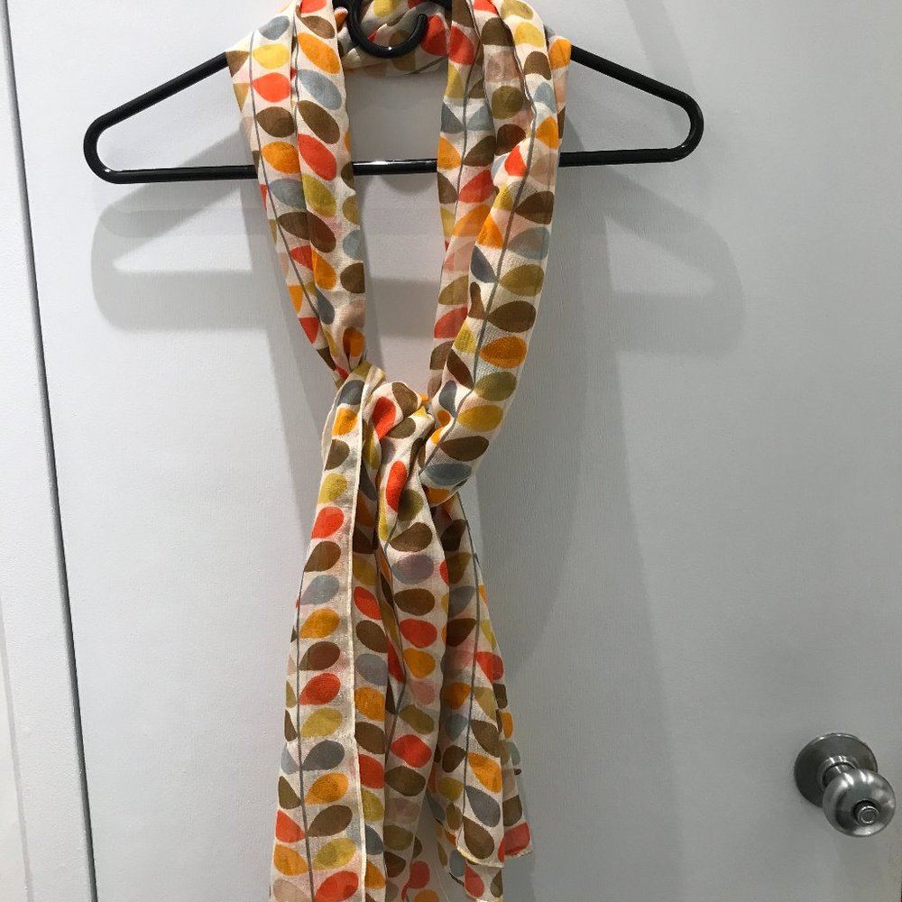 Orla Kiely Uniqlo Petal Pattern Scarf